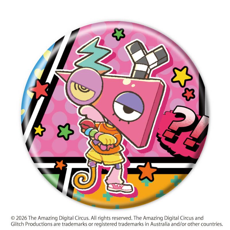 缶バッジ「アメイジング・デジタル・サーカス」02/カラフルver. ブラインド(11種)(描き起こしイラスト)
