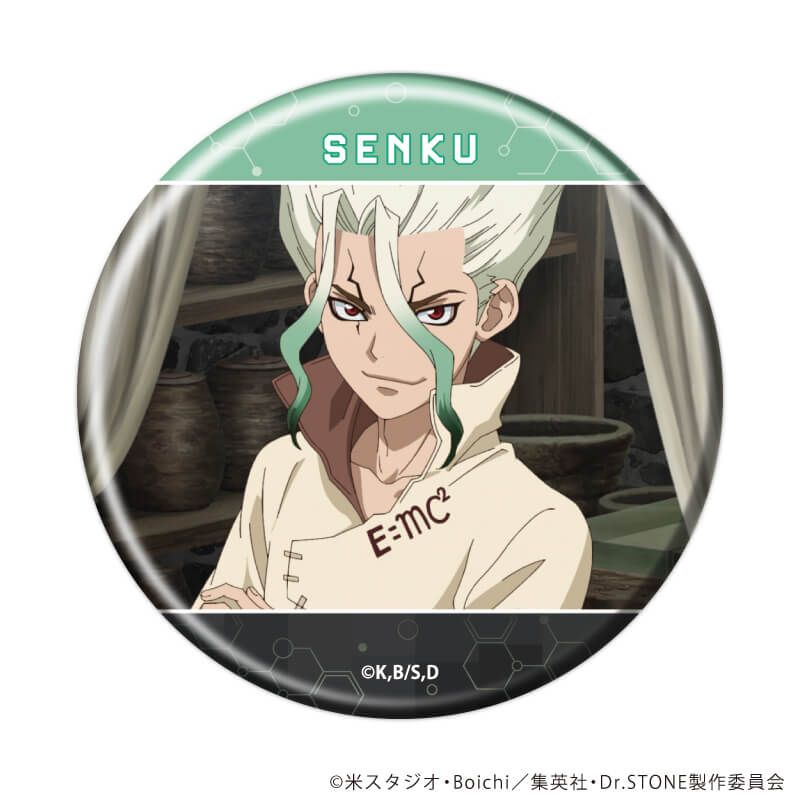 缶バッジ「Dr.STONE」35/ブラインド(12種)(場面写イラスト)