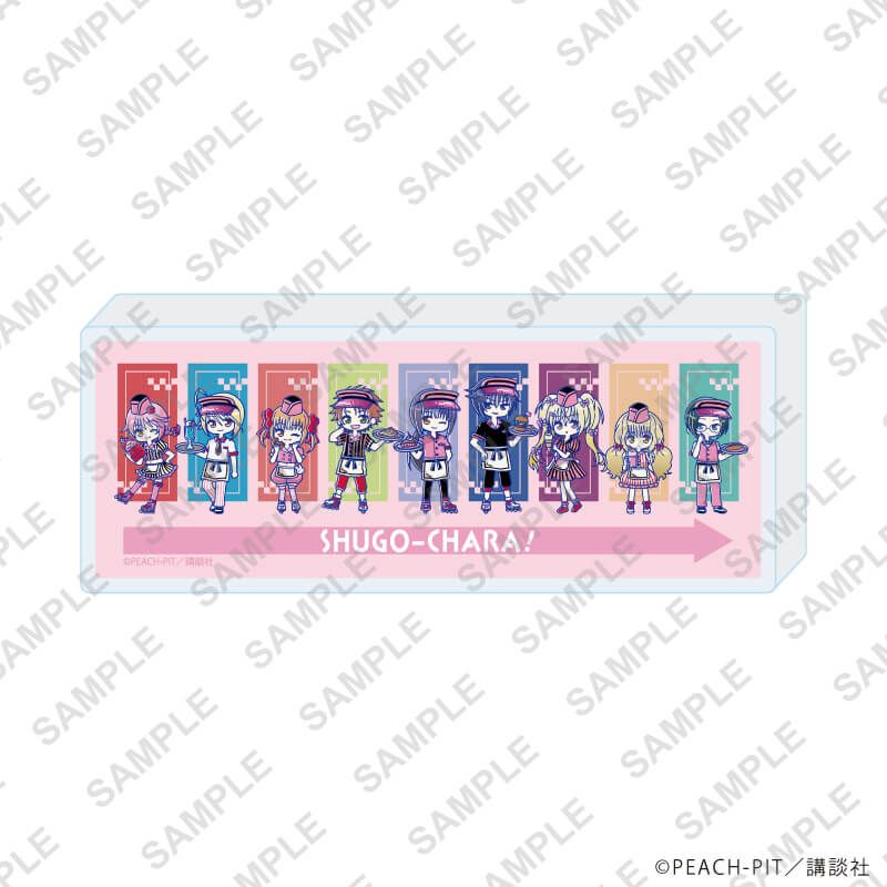 ミニアクリルブロック「しゅごキャラ！」09/アメリカンダイナーver.(Candy artイラスト)