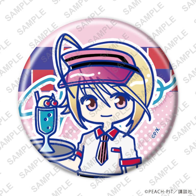 缶バッジ「しゅごキャラ！」37/アメリカンダイナーver. コンプリートセット(全9種)(Candy artイラスト)