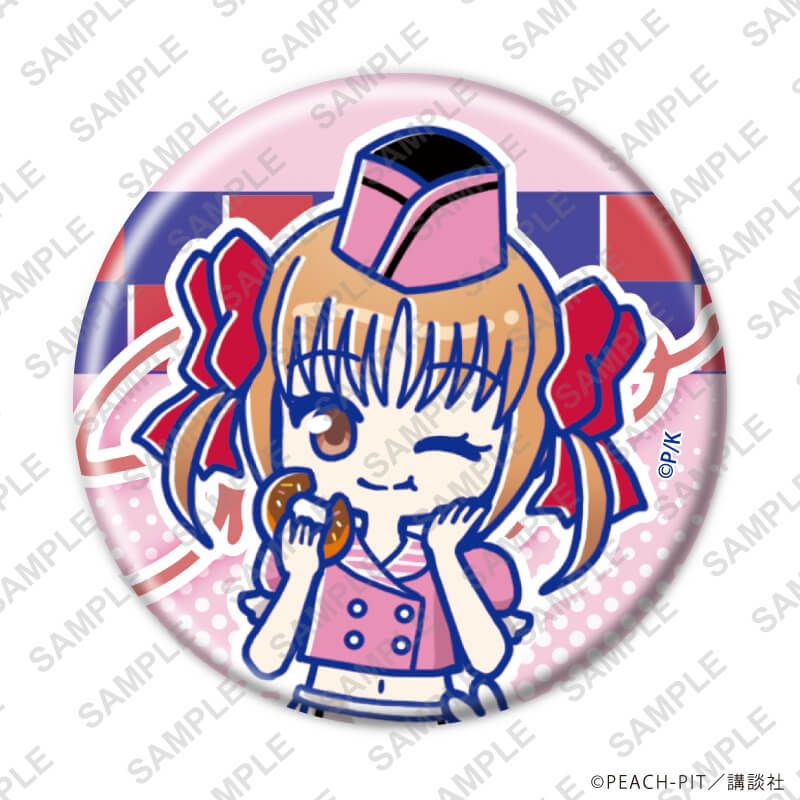 缶バッジ「しゅごキャラ！」37/アメリカンダイナーver. コンプリートセット(全9種)(Candy artイラスト)