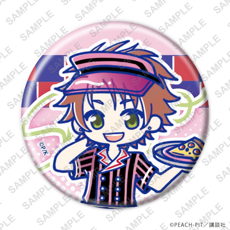 缶バッジ「しゅごキャラ！」37/アメリカンダイナーver. コンプリートセット(全9種)(Candy artイラスト)