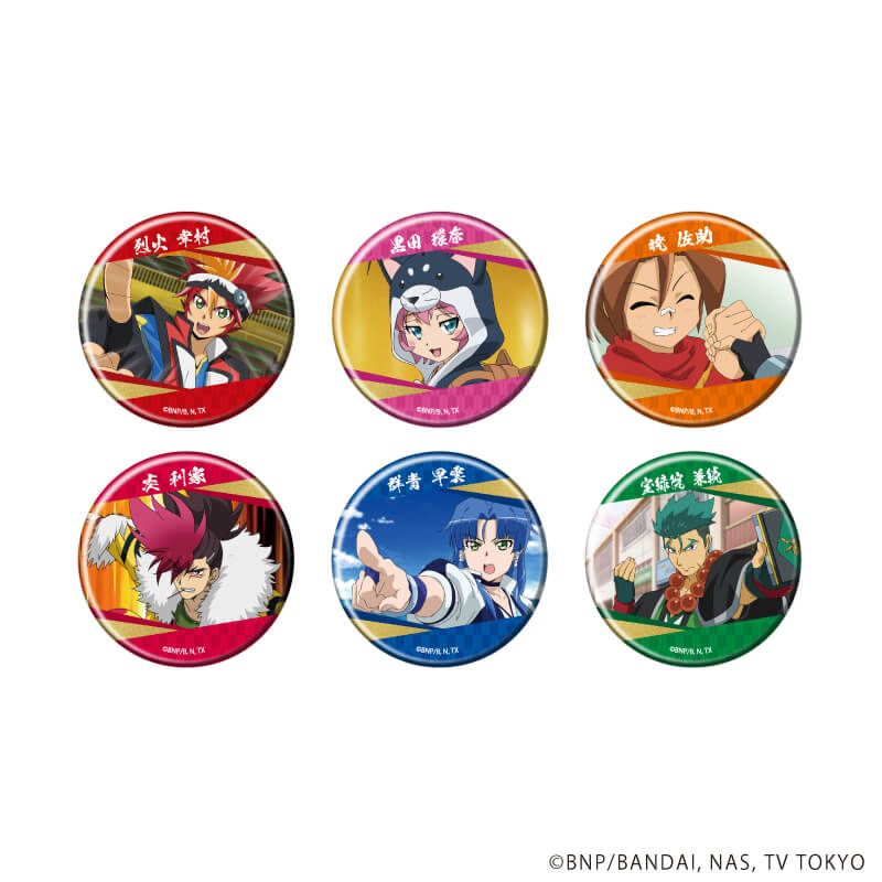 缶バッジ「バトルスピリッツ烈火魂＜バーニングソウル＞」01/トレーディング(6種)(場面写イラスト)