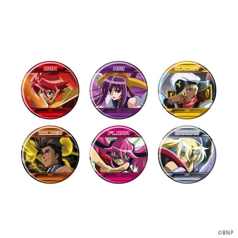 缶バッジ「バトルスピリッツ ブレイヴ」01/トレーディング(6種)(場面写イラスト)