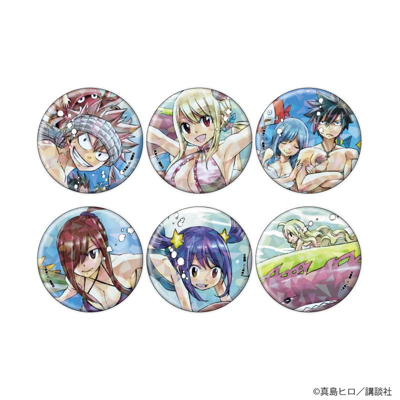 ホログラム缶バッジ(57mm)「FAIRY TAIL」03/ブラインド(6種)(公式イラスト)