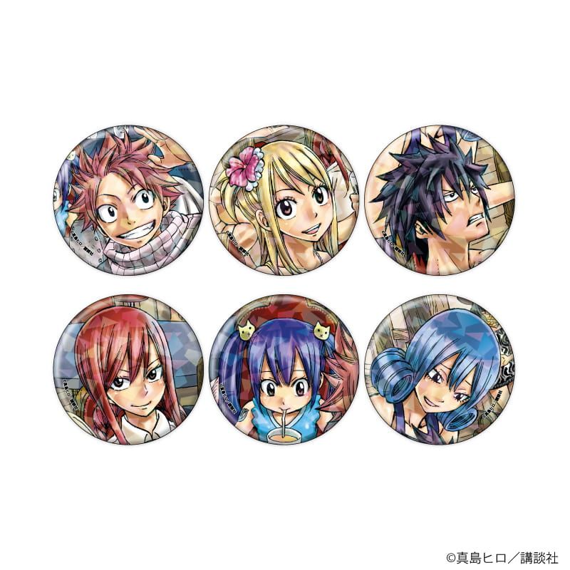 ホログラム缶バッジ(57mm)「FAIRY TAIL」01/ブラインド(6種)(公式イラスト)