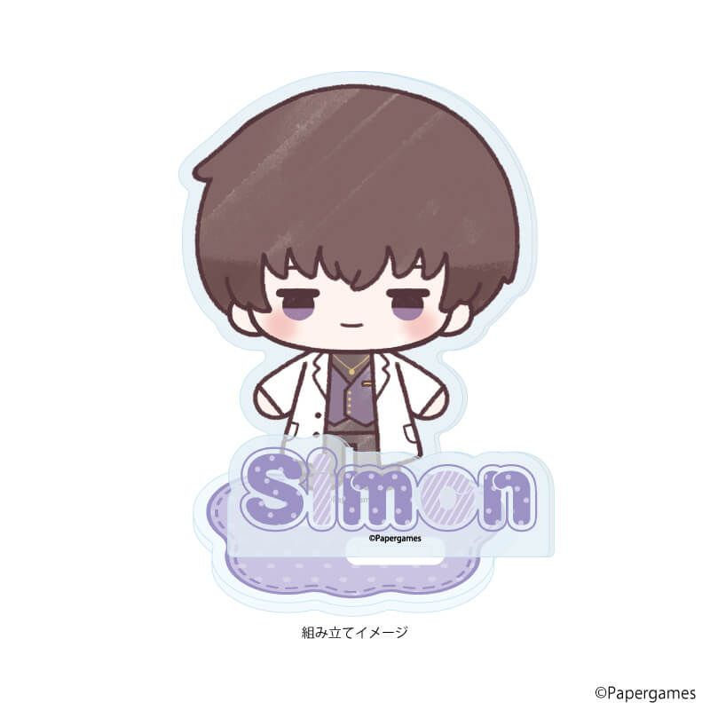 アクリルスタンドプレート「恋とプロデューサー～EVOL×LOVE～」09/シモン(グラフアートイラスト)