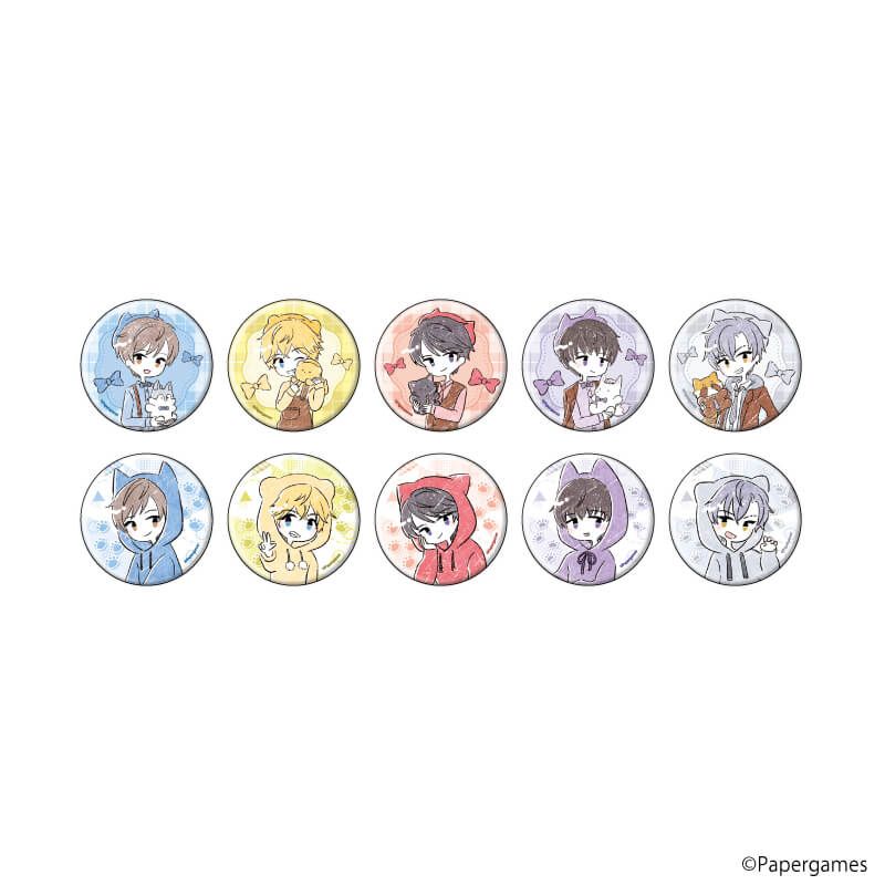 缶バッジ「恋とプロデューサー～EVOL×LOVE～」24/ブラインド(10種)(グラフアートイラスト)