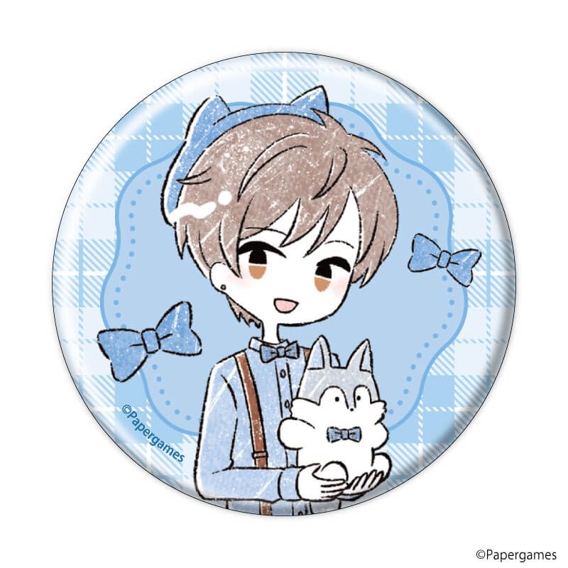 缶バッジ「恋とプロデューサー～EVOL×LOVE～」24/ブラインド(10種)(グラフアートイラスト)