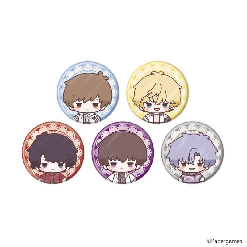 缶バッジ「恋とプロデューサー～EVOL×LOVE～」25/ブラインド(5種)(グラフアートイラスト)