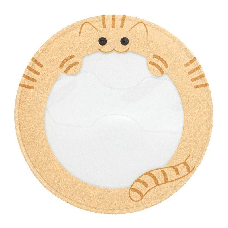 57mm缶デコカバー156/ぱくっと茶トラねこ【推し活】