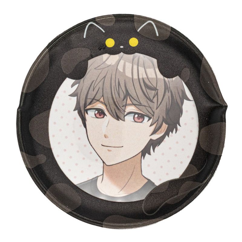 57mm缶デコカバー151/ぱくっとサビねこ【推し活】