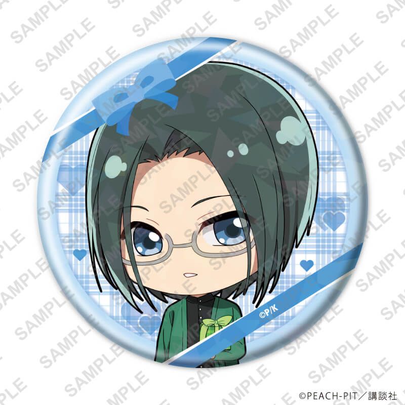 ホログラム缶バッジ(57mm)「しゅごキャラ！」12/ホワイトデーver. コンプリートセット(全7種)(ミニキャライラスト)