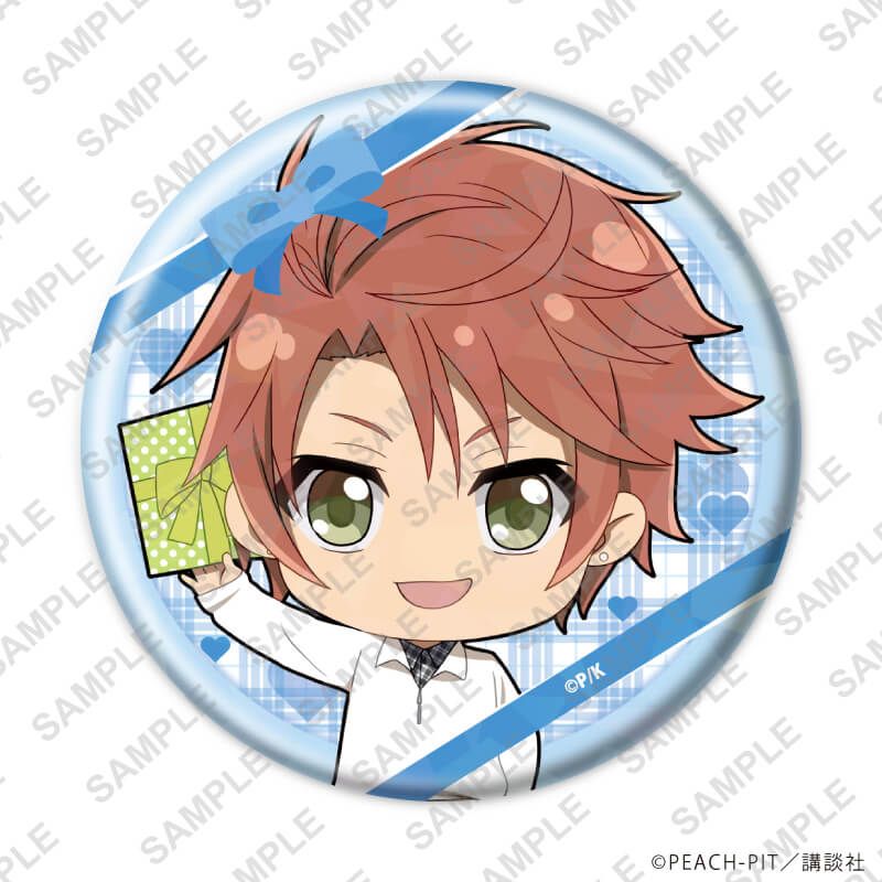 ホログラム缶バッジ(57mm)「しゅごキャラ！」12/ホワイトデーver. ブラインド(7種)(ミニキャライラスト)