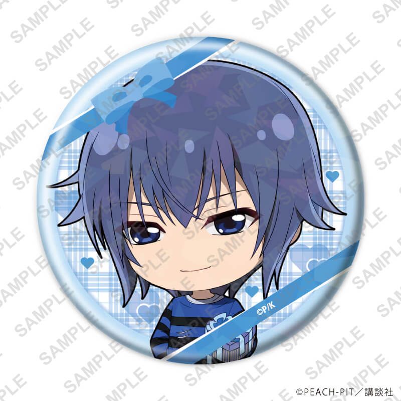 ホログラム缶バッジ(57mm)「しゅごキャラ！」12/ホワイトデーver. ブラインド(7種)(ミニキャライラスト)