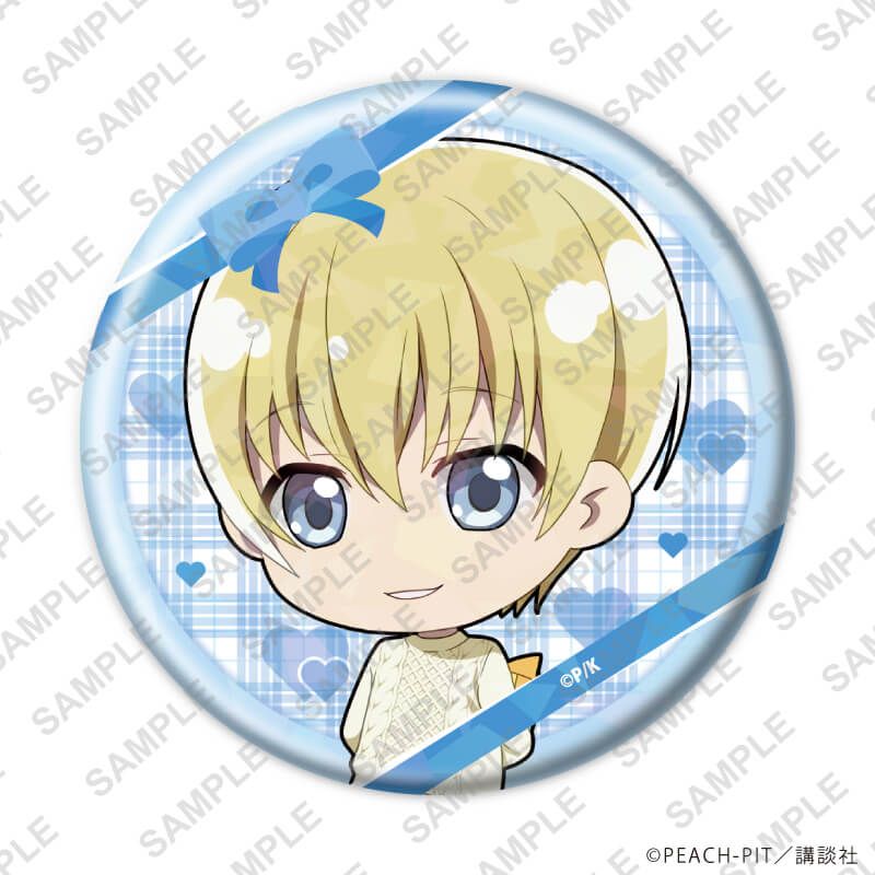 ホログラム缶バッジ(57mm)「しゅごキャラ！」12/ホワイトデーver. ブラインド(7種)(ミニキャライラスト)