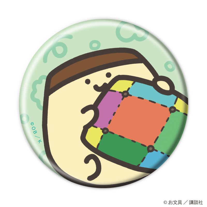 缶バッジ「お文具といっしょ」23/ごろごろver. コンプリートセット(全6種)(描き下ろしイラスト)