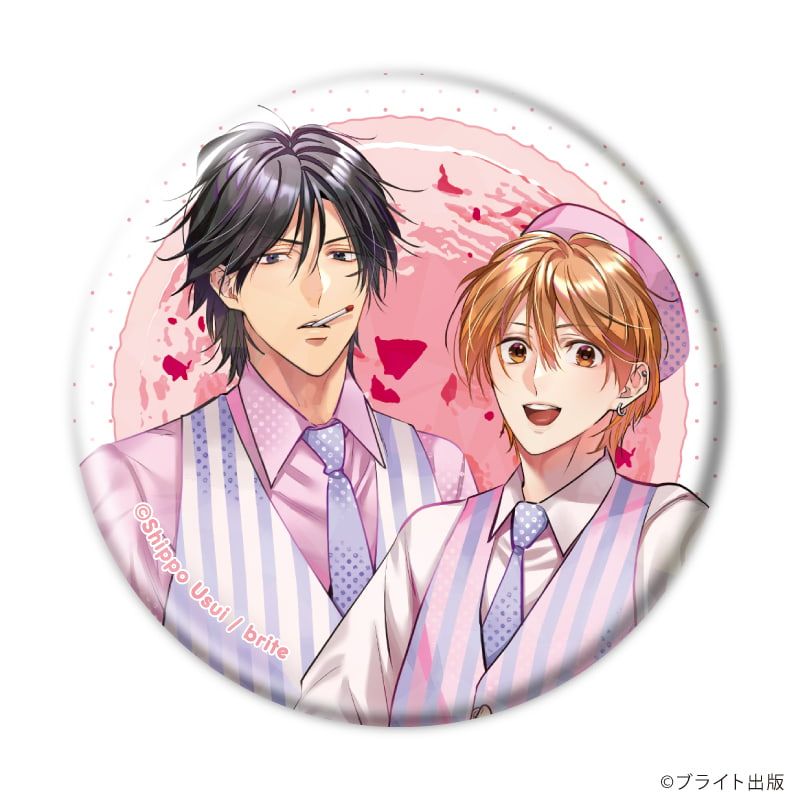 ホログラム缶バッジ(57mm)「Tulle Ice Cream Factory -7th Anniversary-」01/ブラインド(7種)(描き下ろしイラスト)