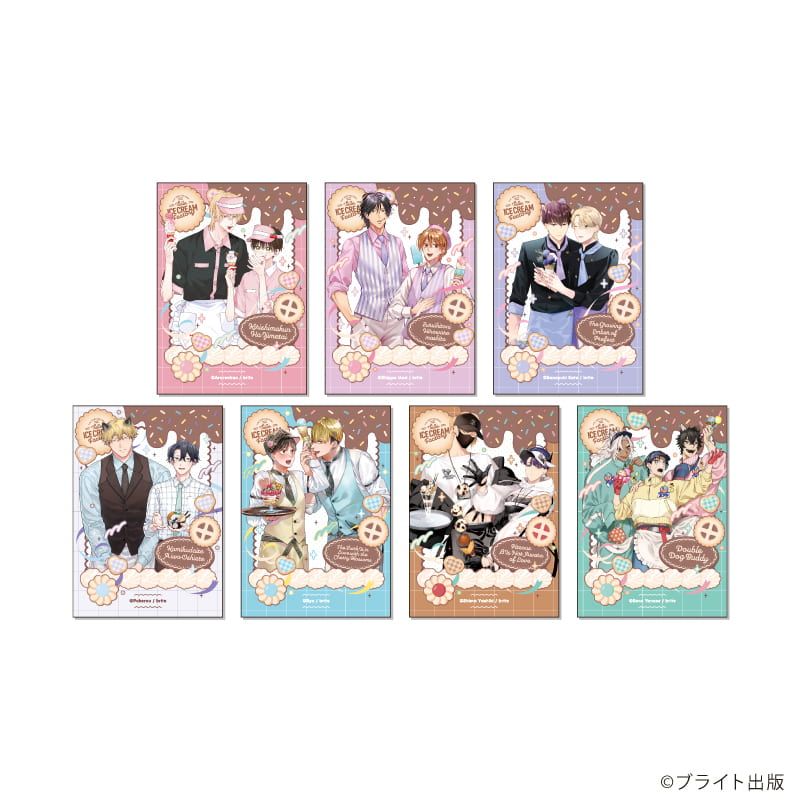 ミニブロマイド「Tulle Ice Cream Factory -7th Anniversary-」01/コンプリートセット(全7種)(描き下ろしイラスト)