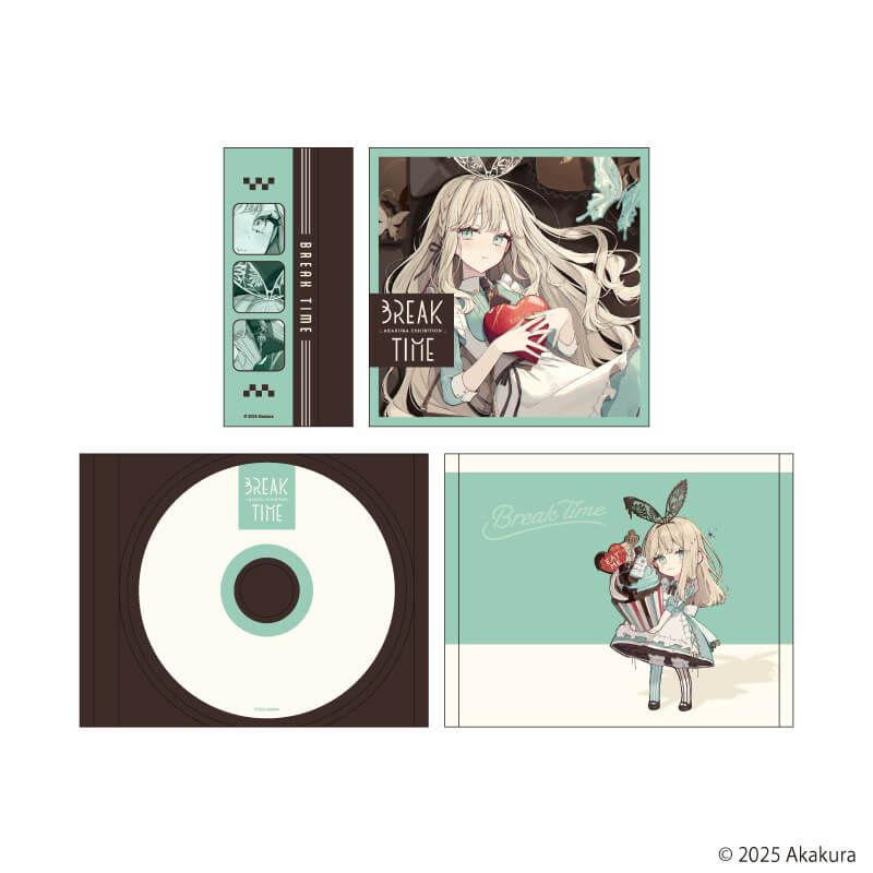 CDケース入りメモ「赤倉個展『BREAK TIME』」04/Ludique(公式イラスト)