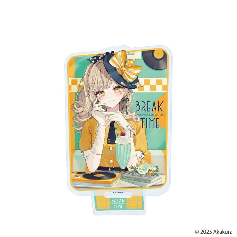 アクリルスタンド「赤倉個展『BREAK TIME』」06/キービジュアル(描き下ろしイラスト)