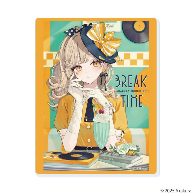 アクリルカード「赤倉個展『BREAK TIME』」01/コンプリートBOX(全14種)(公式&描き下ろしイラスト)