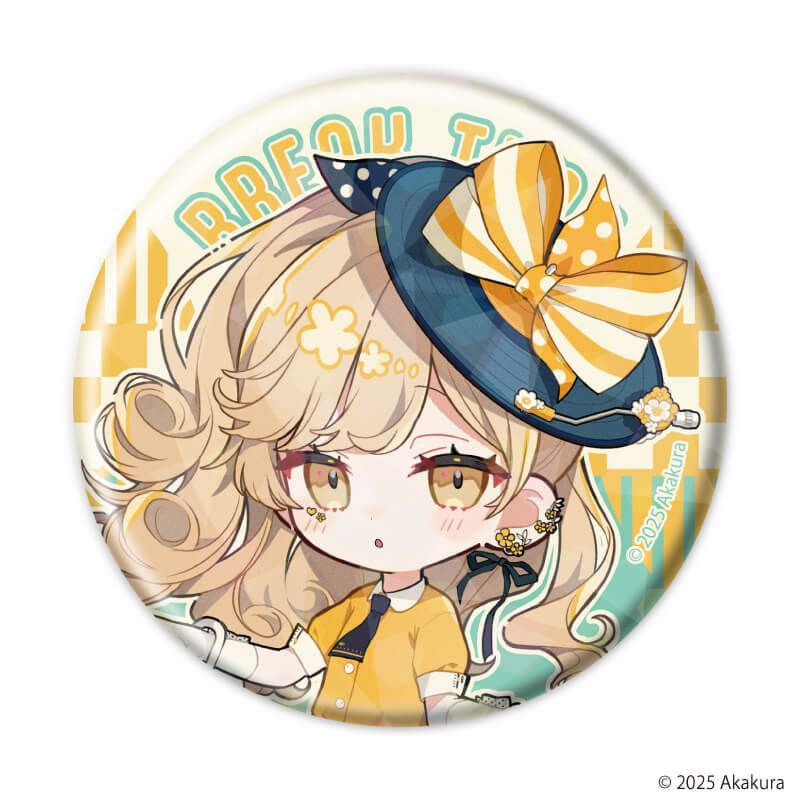 ホログラム缶バッジ(57mm)「赤倉個展『BREAK TIME』」01/コンプリートBOX(全14種)(公式&描き下ろしイラスト)