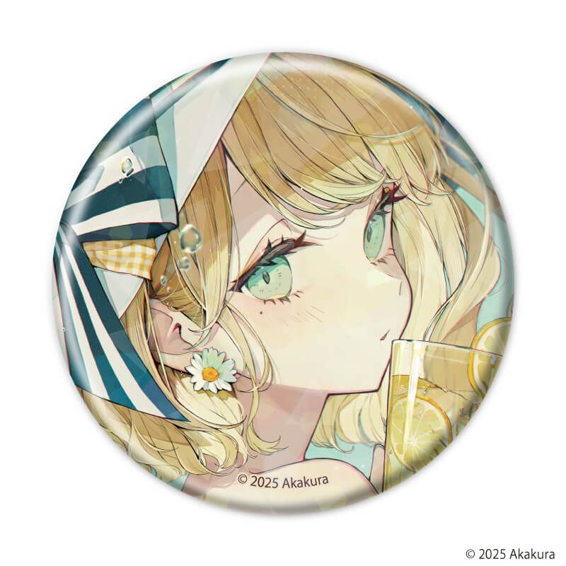 ホログラム缶バッジ(57mm)「赤倉個展『BREAK TIME』」01/コンプリートBOX(全14種)(公式&描き下ろしイラスト)