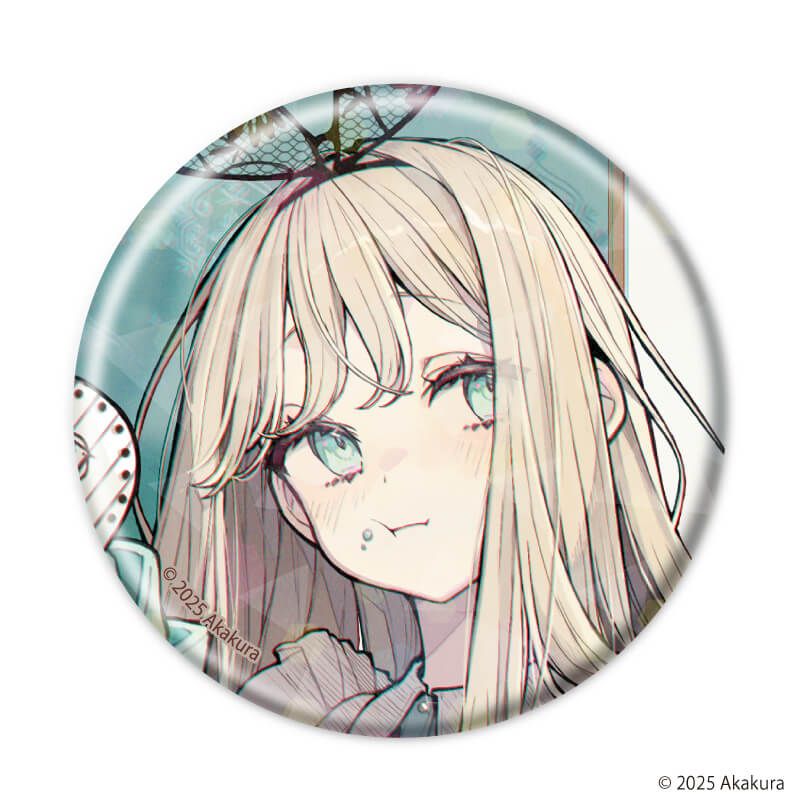 ホログラム缶バッジ(57mm)「赤倉個展『BREAK TIME』」01/コンプリートBOX(全14種)(公式&描き下ろしイラスト)