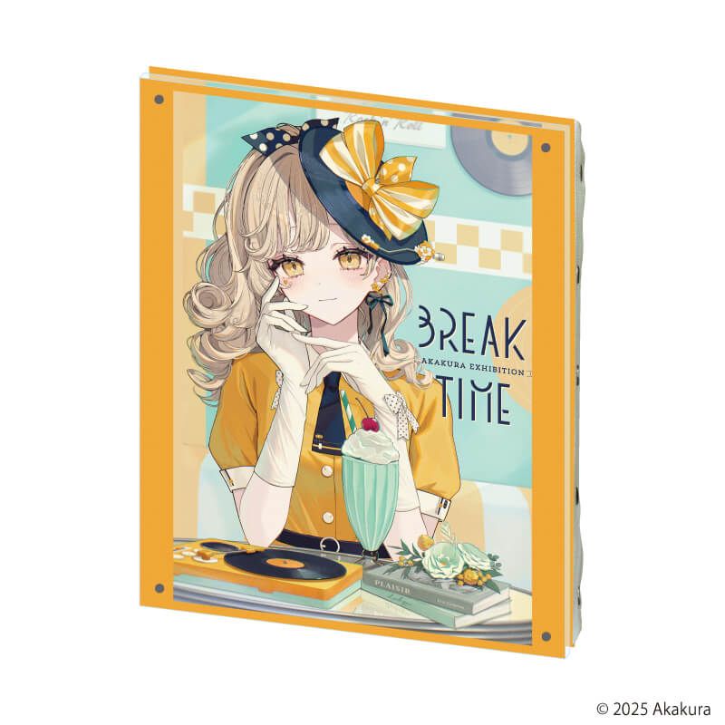 レイヤードグラフ(F3サイズ)「赤倉個展『BREAK TIME』」01/キービジュアル(描き下ろしイラスト)