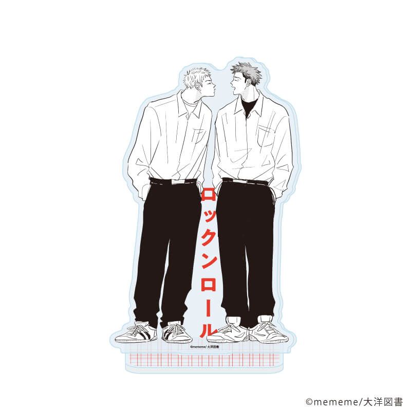 アクリルスタンド「mememe先生」02/ロックンロール(公式イラスト)