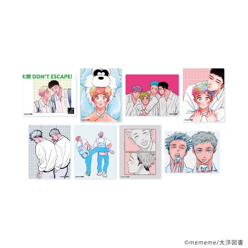 アクリルカード「mememe先生」01/コンプリートセット(全8種)(公式&描き下ろしイラスト)