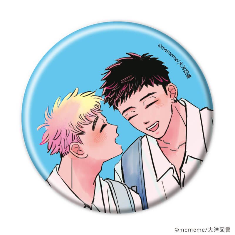 缶バッジ「mememe先生」01/コンプリートセット(全4種)(公式&描き下ろしイラスト)