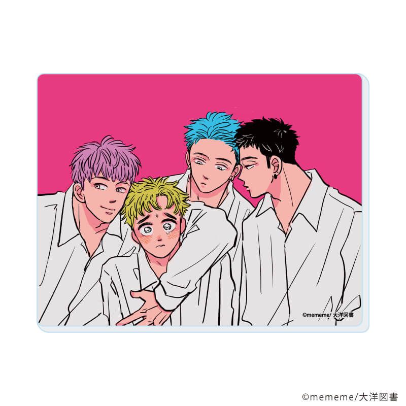 アクリルカード「mememe先生」01/ブラインド(8種)(公式&描き下ろしイラスト)