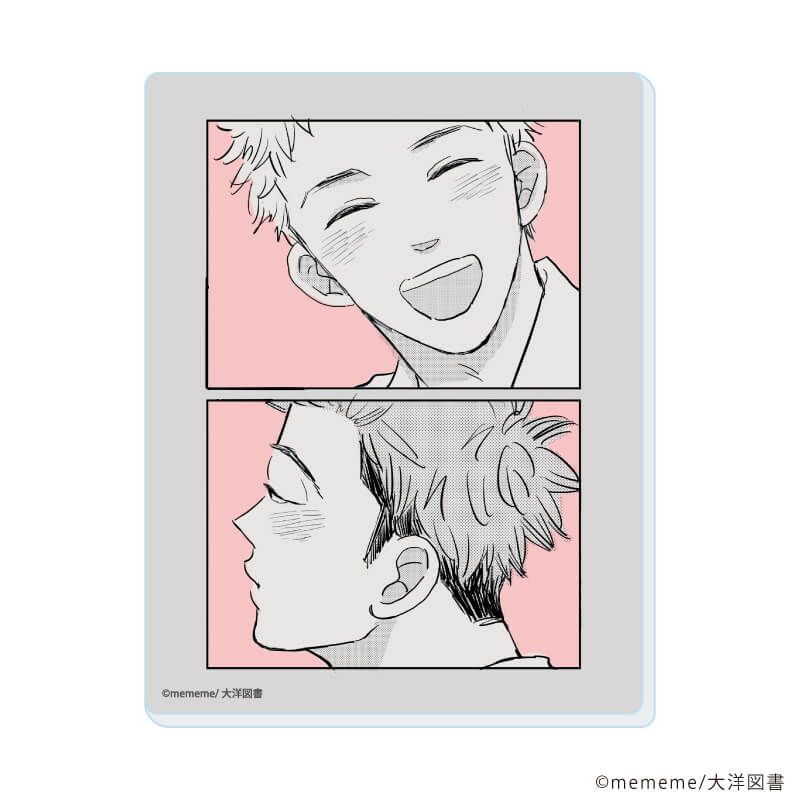 アクリルカード「mememe先生」01/ブラインド(8種)(公式&描き下ろしイラスト)