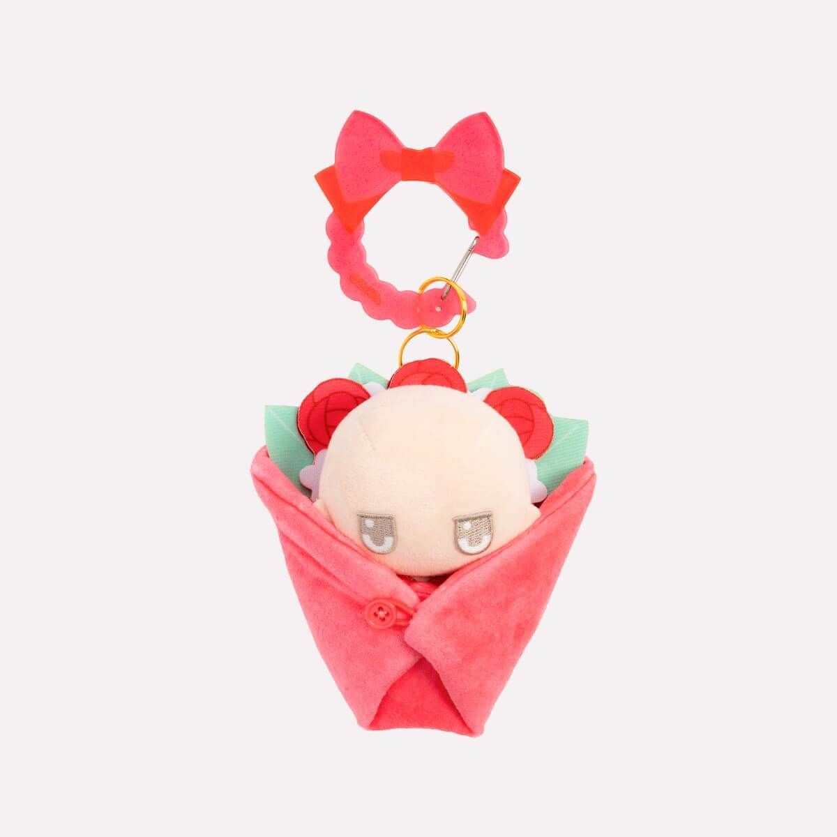 ぬいのおくるみ　ぬいくるみん　ブーケ（レッド）