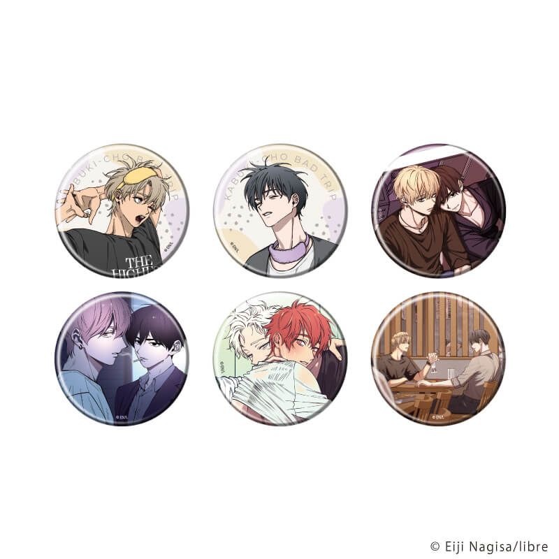 缶バッジ「歌舞伎町バッドトリップ」02/コンプリートセット(全6種)(公式&描き下ろしイラスト)