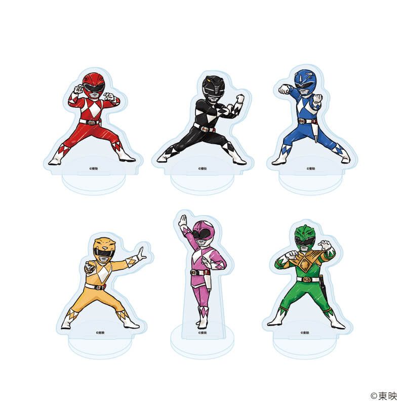 アクリルぷちスタンド「恐竜戦隊ジュウレンジャー」01/コンプリートセット(全6種)(グラフアートイラスト)