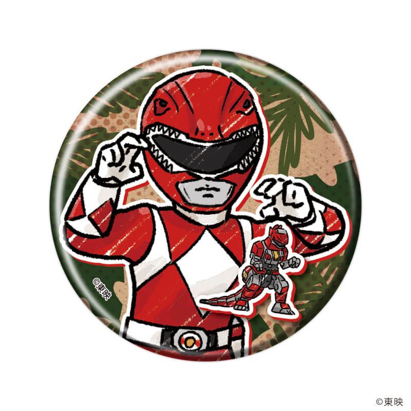 缶バッジ「恐竜戦隊ジュウレンジャー」01/コンプリートセット(全6種)(グラフアートイラスト)