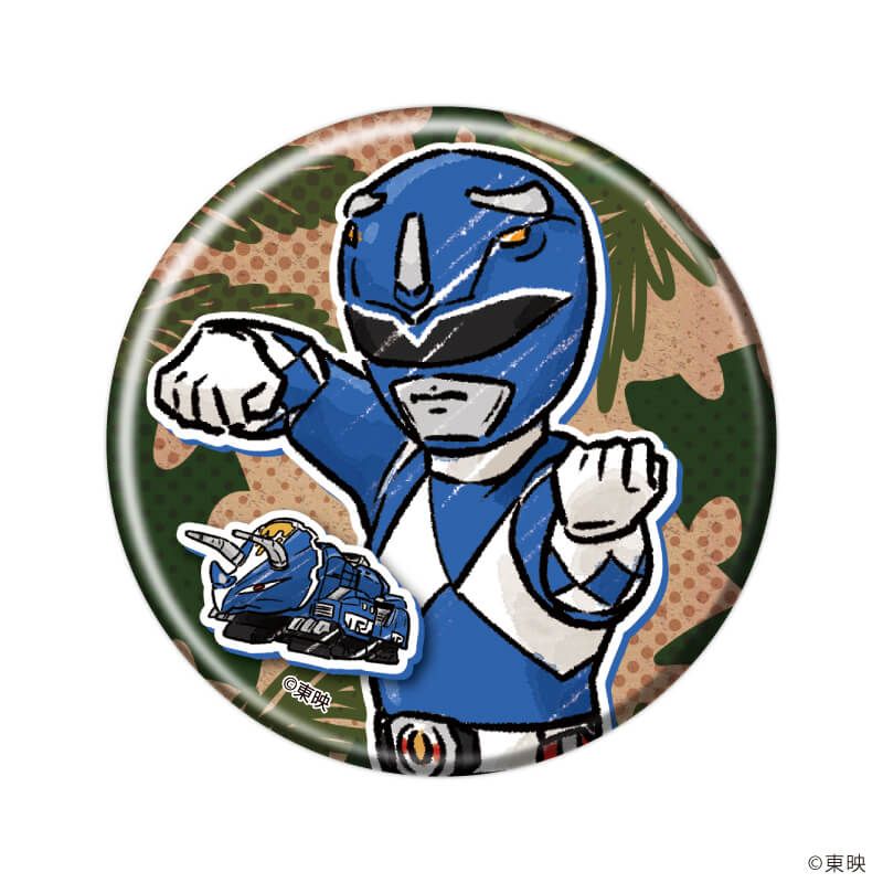 缶バッジ「恐竜戦隊ジュウレンジャー」01/ブラインド(6種)(グラフアートイラスト)