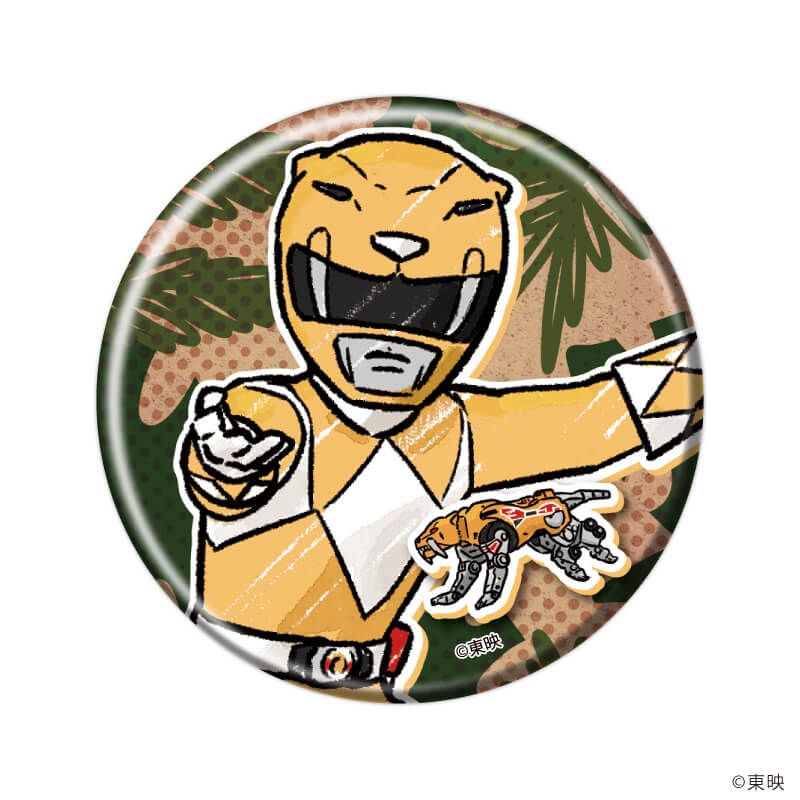 缶バッジ「恐竜戦隊ジュウレンジャー」01/ブラインド(6種)(グラフアートイラスト)