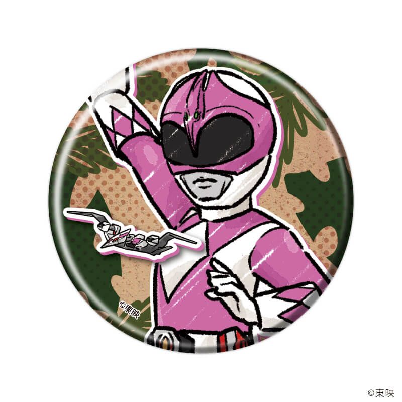 缶バッジ「恐竜戦隊ジュウレンジャー」01/ブラインド(6種)(グラフアートイラスト)