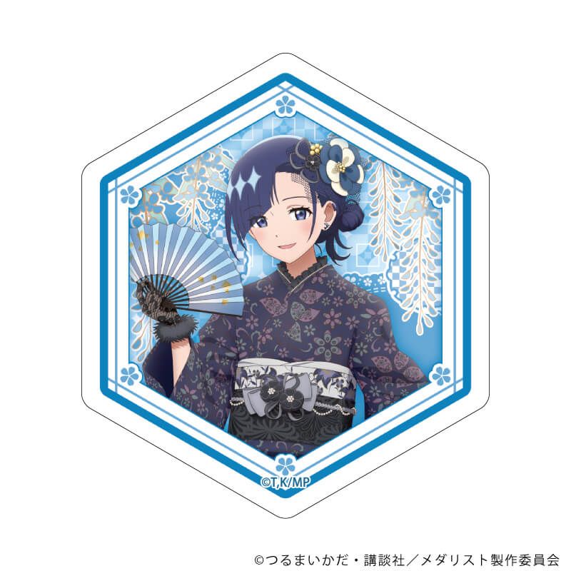 ダイカットステッカー「TVアニメ『メダリスト』」04/岡崎いるか(描き下ろしイラスト)