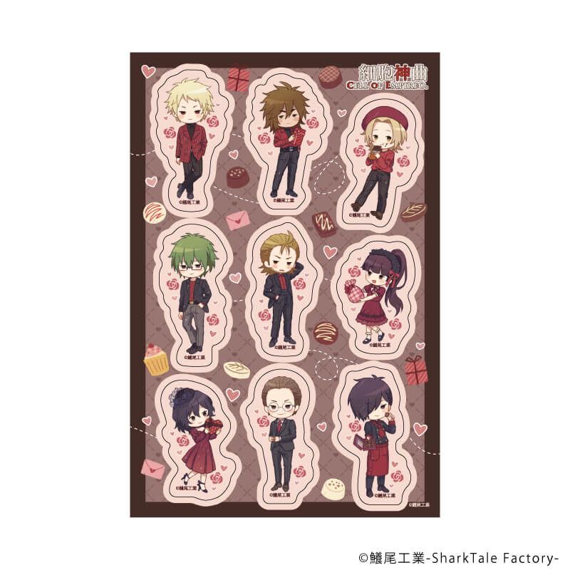 PETANTシール「細胞神曲」05/バレンタインver.(グラフアートイラスト)