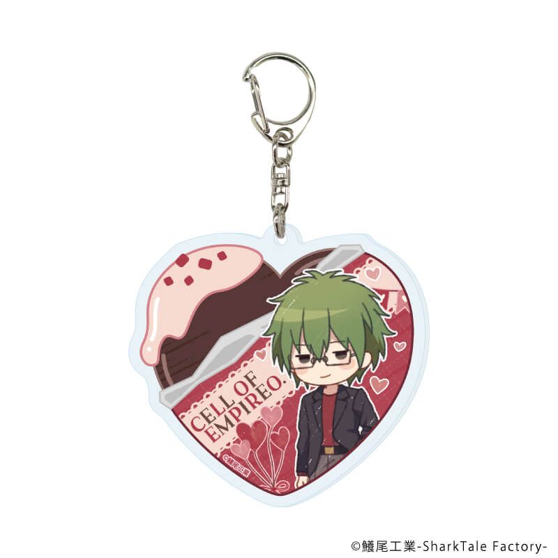 アクリルキーホルダー「細胞神曲」05/バレンタインver. コンプリートセット(全9種)(グラフアートイラスト)