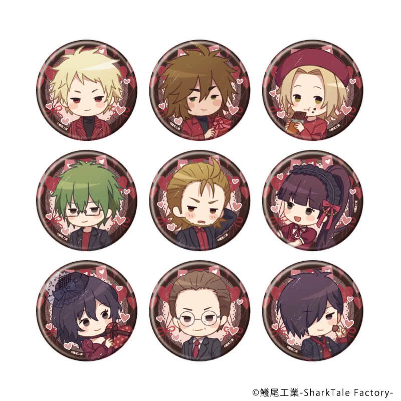 缶バッジ「細胞神曲」09/バレンタインver. コンプリートセット(全9種)(グラフアートイラスト)