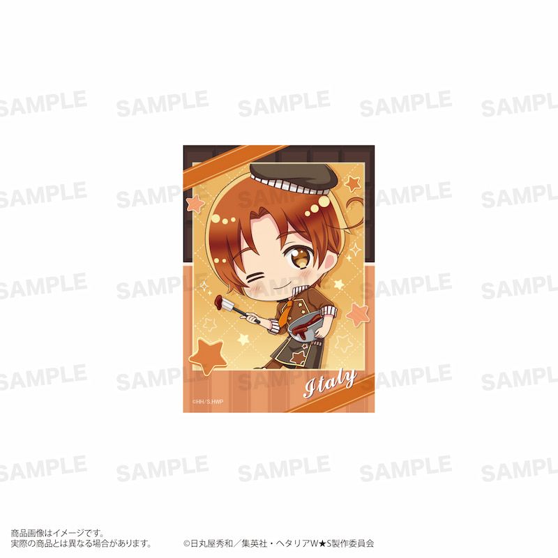 アニメ「ヘタリア World★Stars」ミニカードセット（きゃらほっぴん！）ショコラティエver.