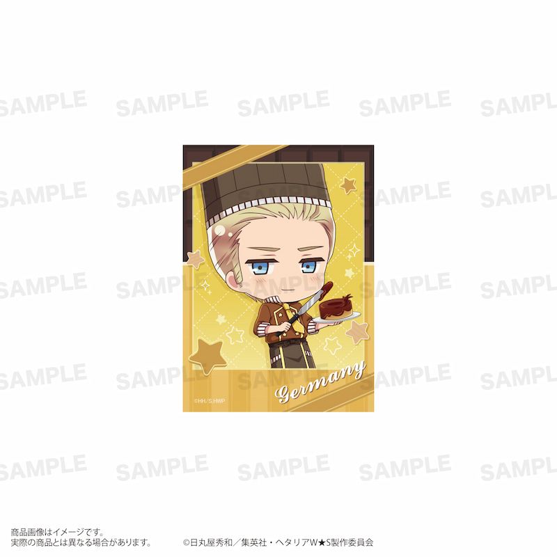 アニメ「ヘタリア World★Stars」ミニカードセット（きゃらほっぴん！）ショコラティエver.