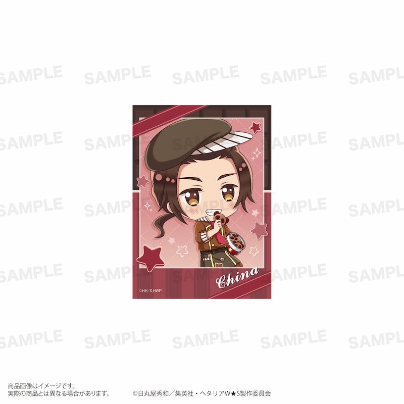アニメ「ヘタリア World★Stars」ミニカードセット（きゃらほっぴん！）ショコラティエver.