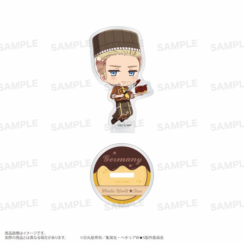 アニメ「ヘタリア World★Stars」トレーディングアクリルスタンド（きゃらほっぴん！）ショコラティエver. BOX